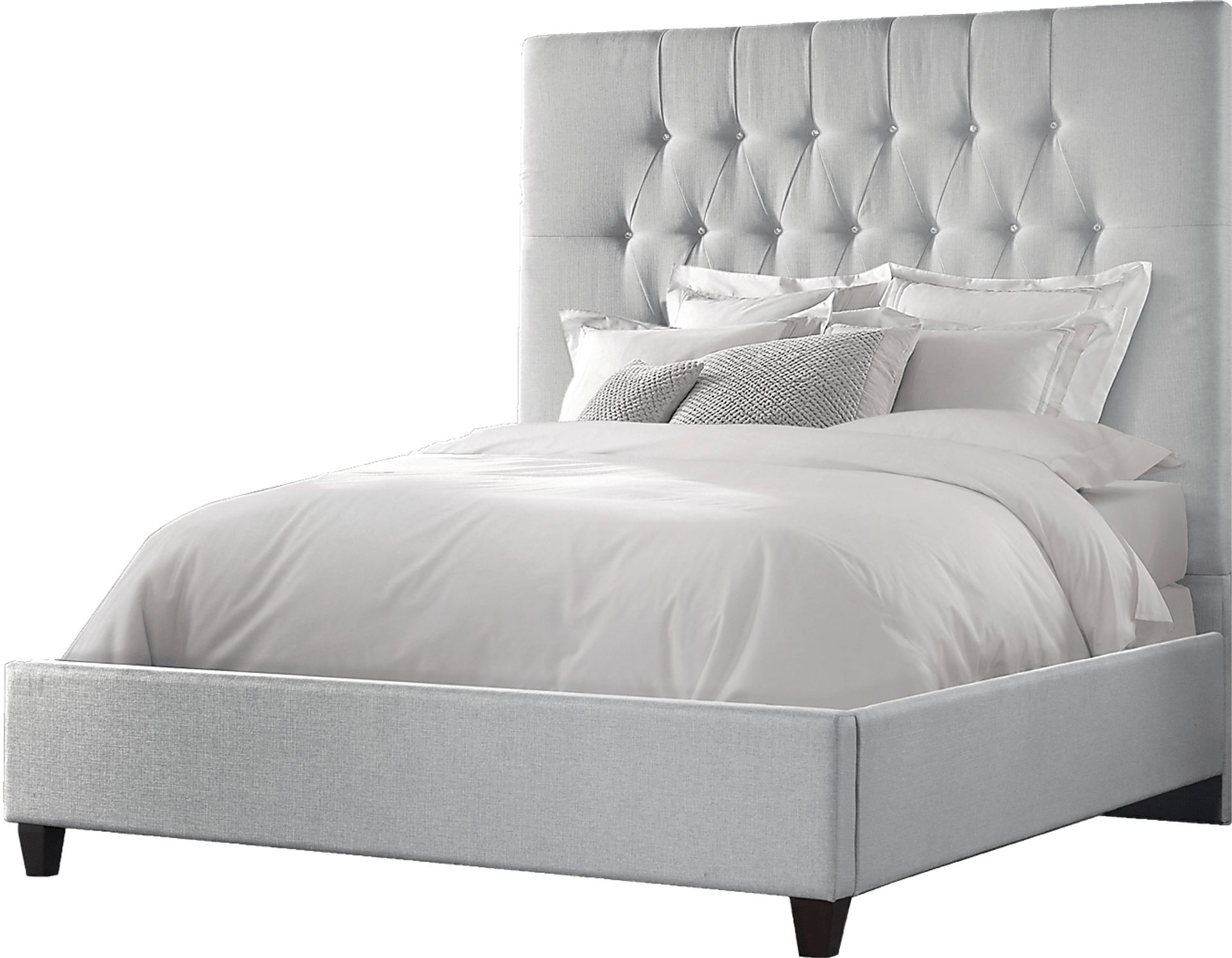 Mensano Gray Queen Bed - Image 3