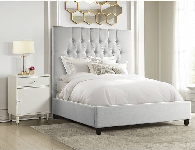 Mensano Gray Queen Bed - Thumbnail - Image 7