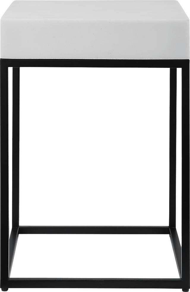 Mentiga White Accent Table - Thumbnail - Image 2