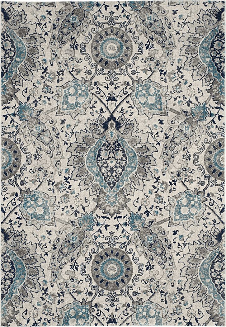 Mentmore Trace Light Gray 5'1 x 7'6 Rug