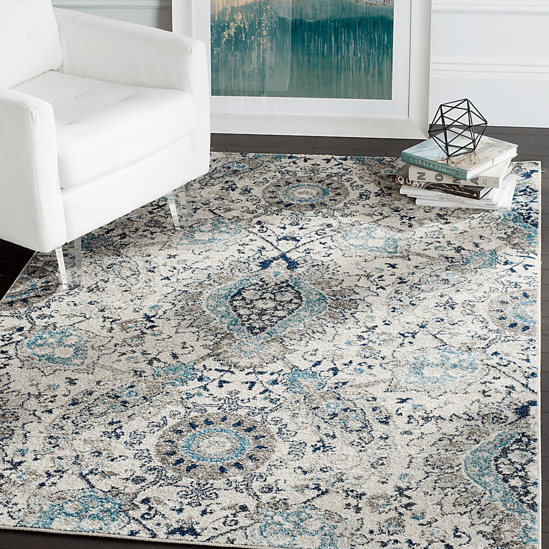 Mentmore Trace Light Gray 8' x 10' Rug - Image 2
