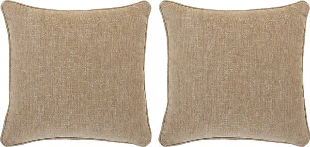 Mentor Wren Mocha Indoor/Outdoor Accent Pillow, Set of 2 - Thumbnail - Image 1
