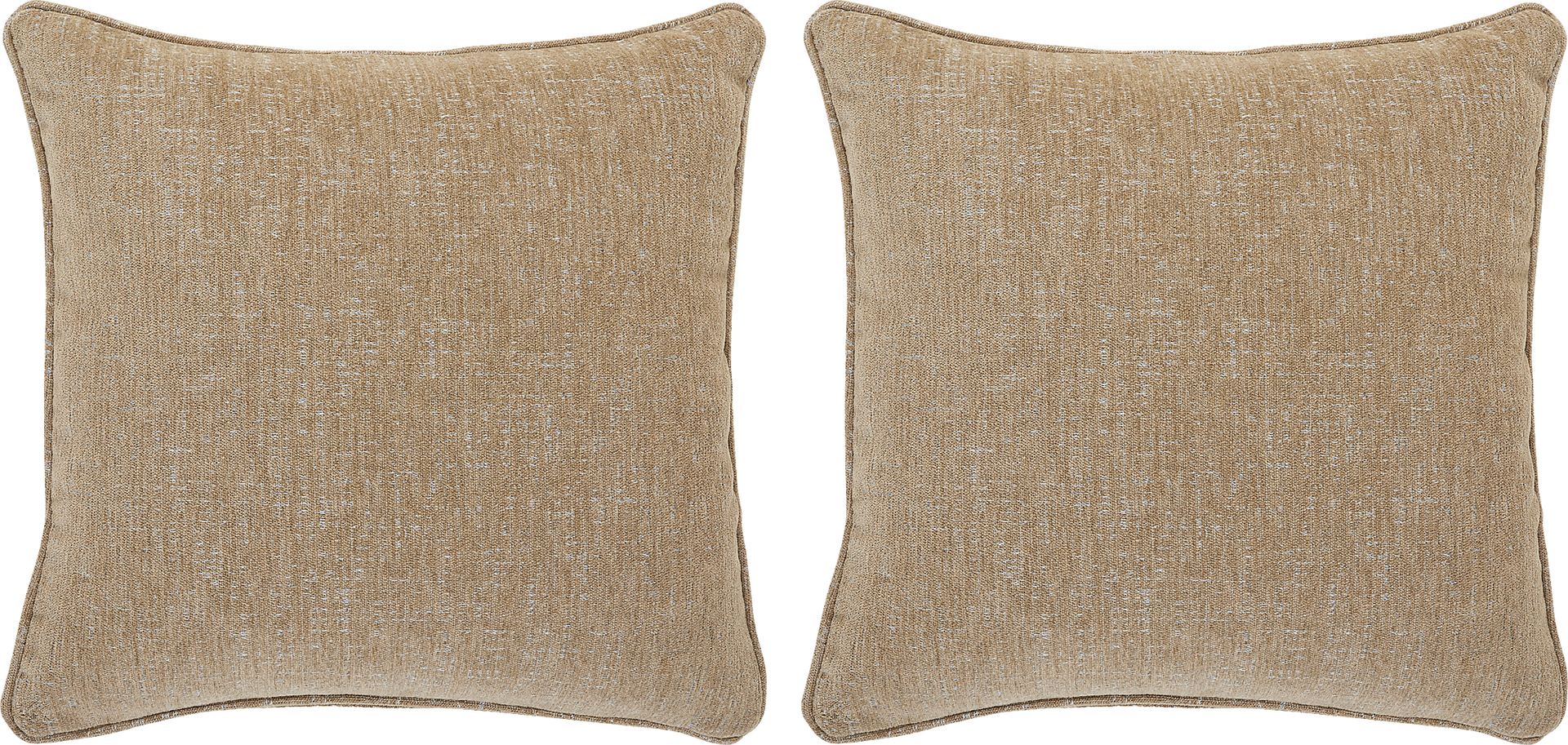 Mentor Wren Mocha Indoor/Outdoor Accent Pillow, Set of 2 - Image 1