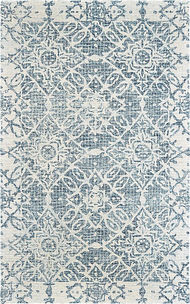 Meora Blue 8' x 10' Rug - Thumbnail - Image 1