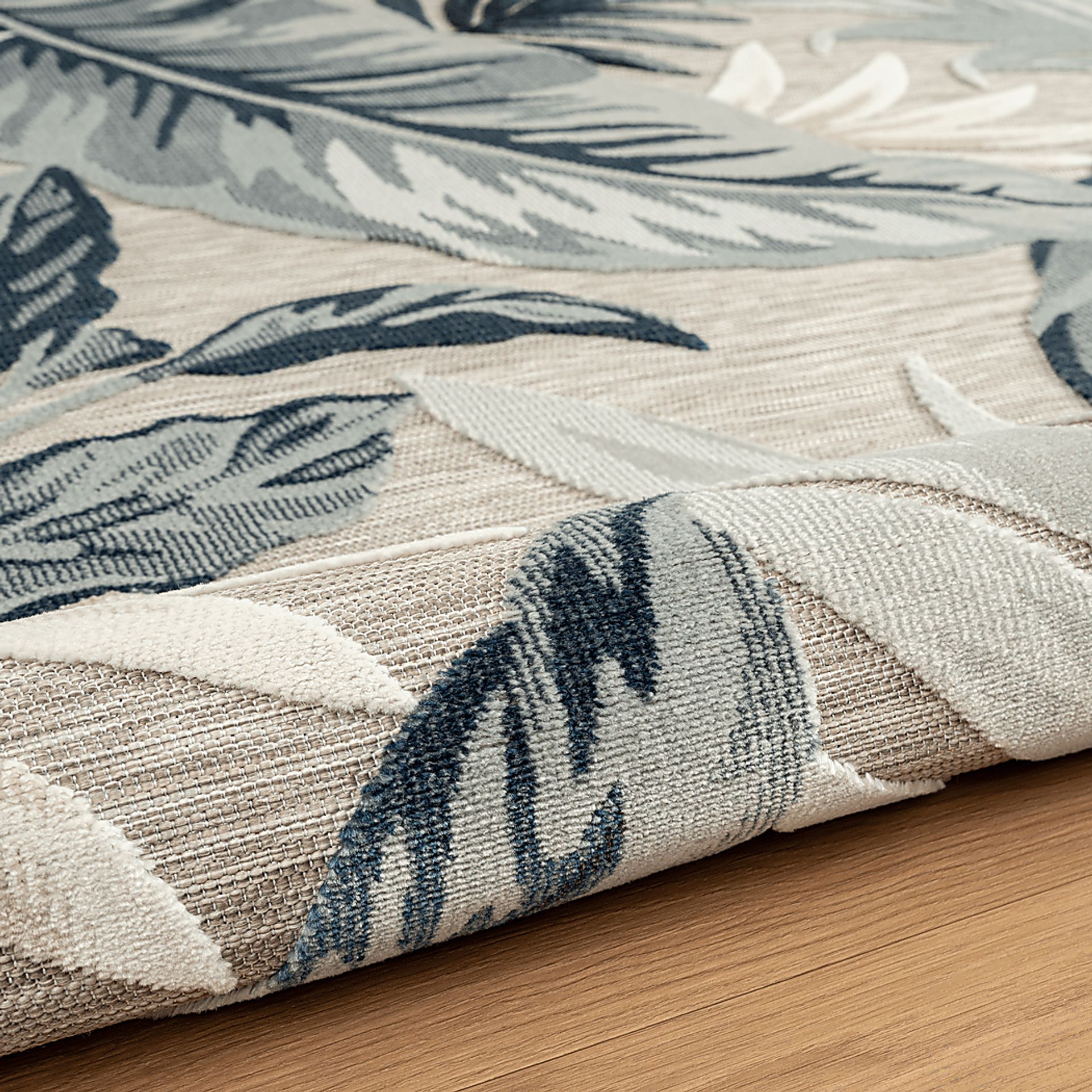 Mepini Cream 7'9 x 9'9 Indoor/Outdoor Rug - Image 6