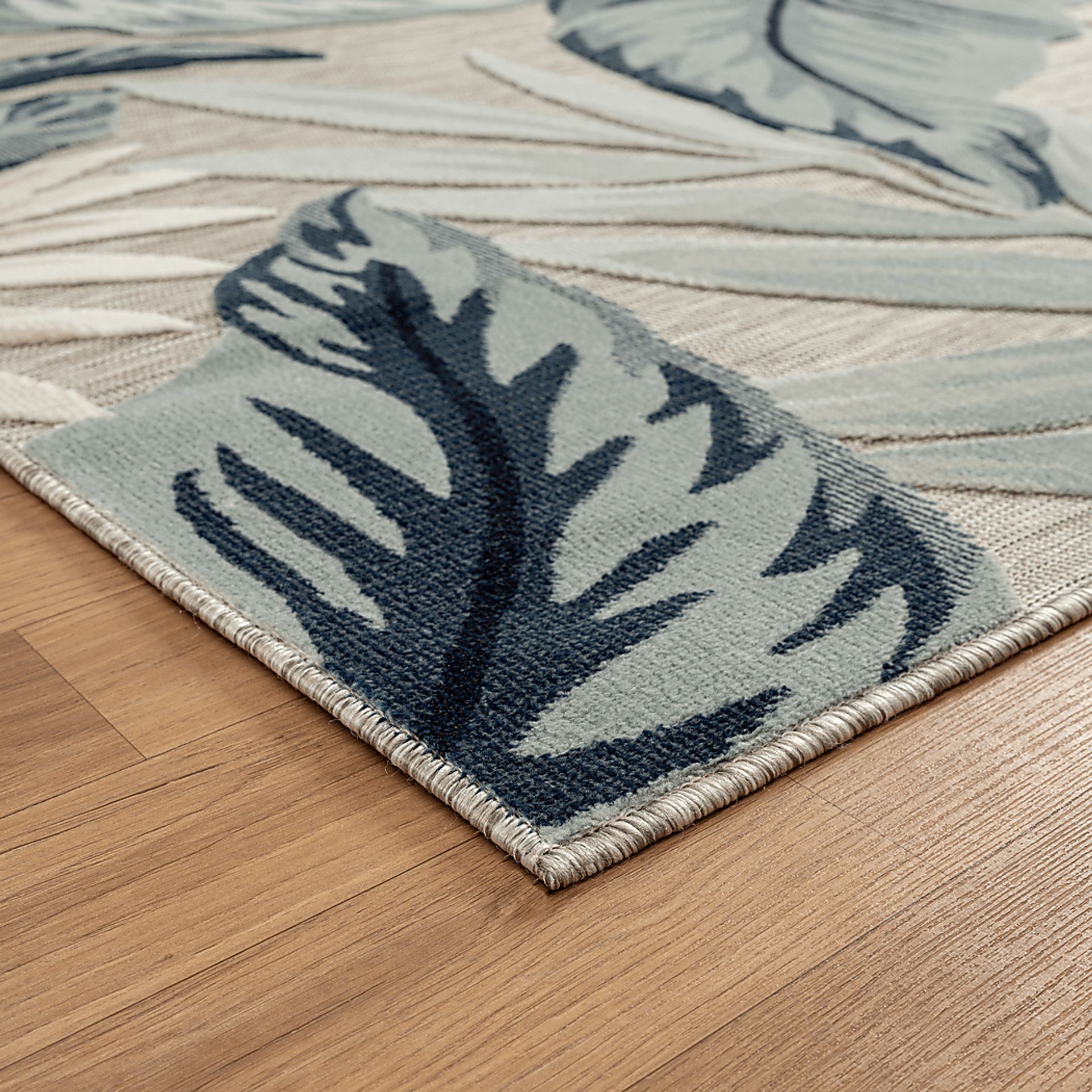 Mepini Cream 7'9 x 9'9 Indoor/Outdoor Rug - Image 7