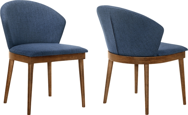 Meralyn I Blue Dining Chair, Set of 2