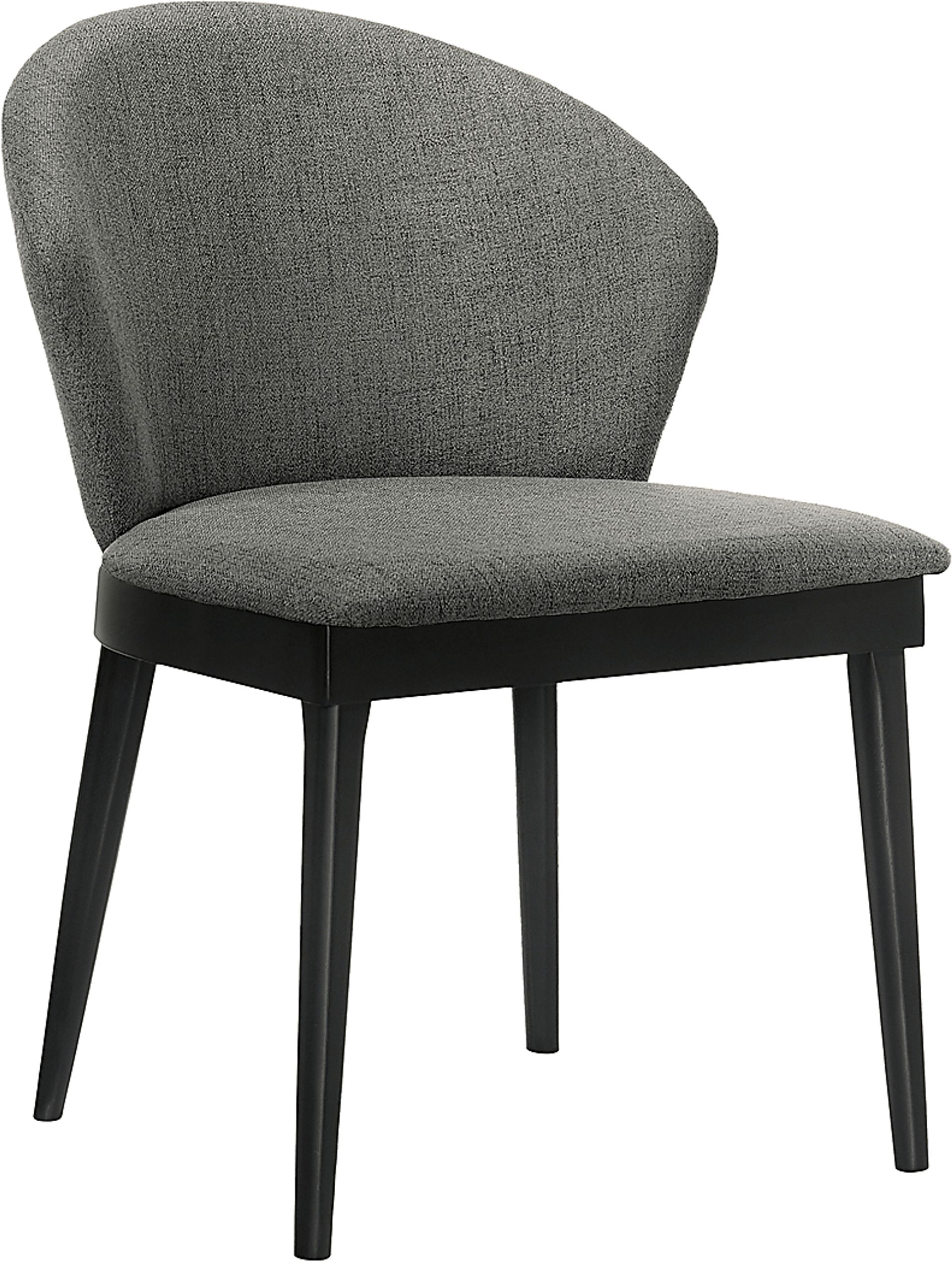 Meralyn II Charcoal Dining Chair, Set of 2 - Image 2