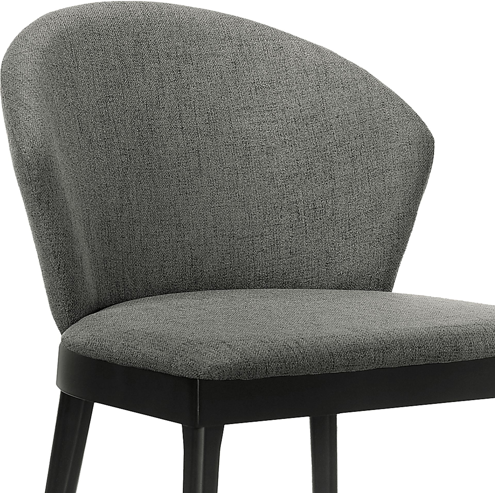 Meralyn II Charcoal Dining Chair, Set of 2 - Image 5