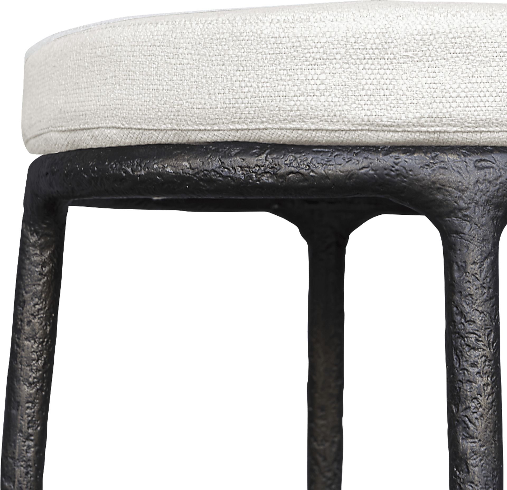 Meras White Outdoor Barstool - Image 5