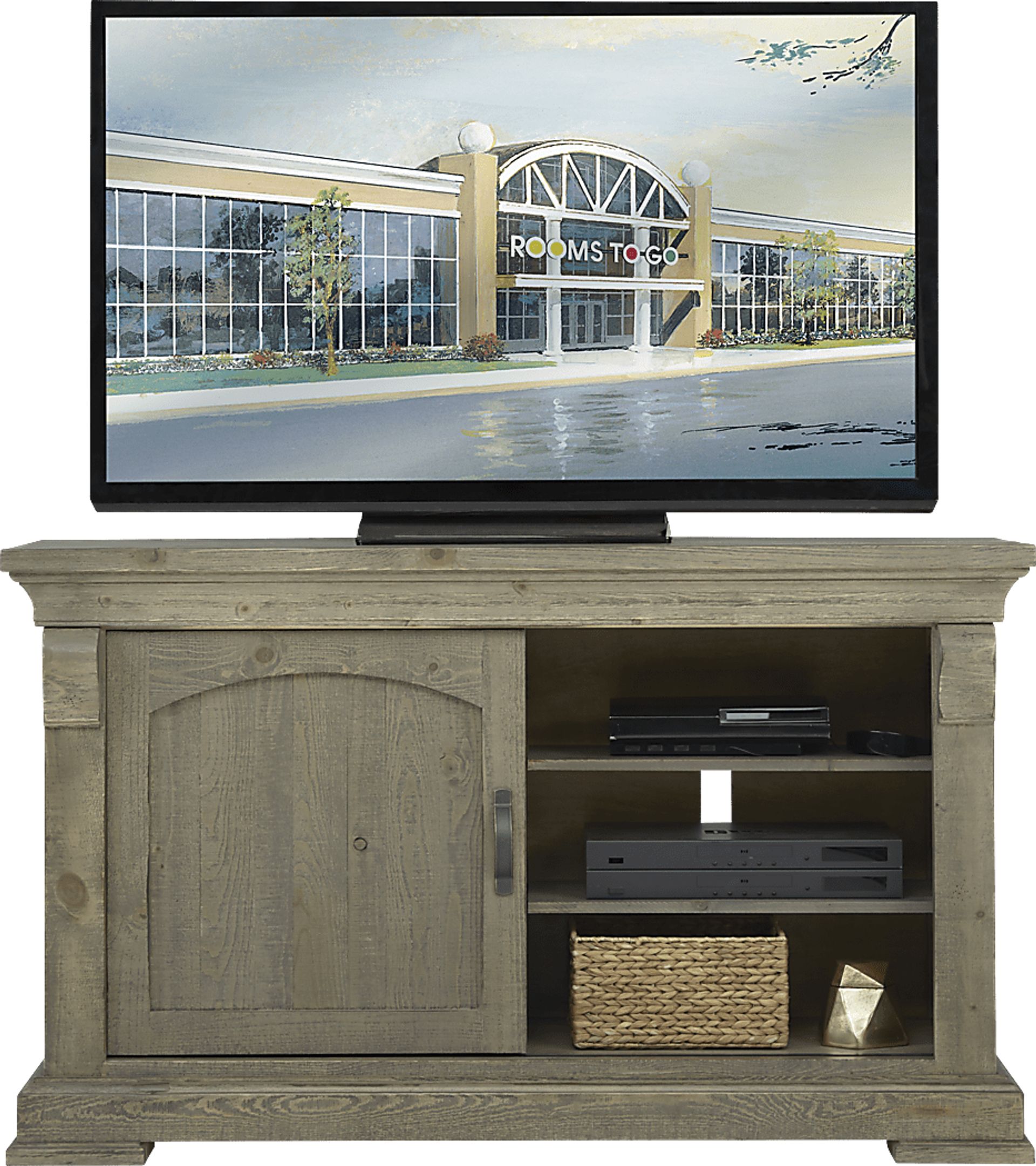 Mercer Estates Gray 54 in. Console - Image 1