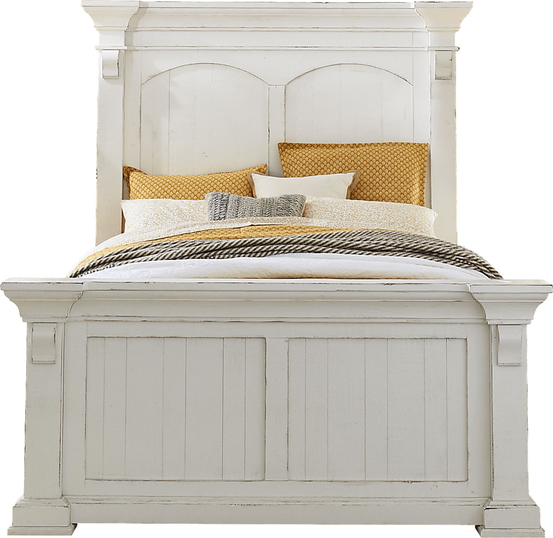 Mercer Estates White 8 Pc King Panel Bedroom - Image 2