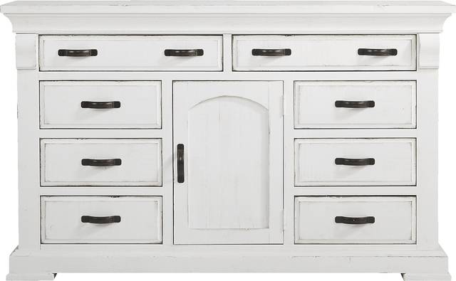 Mercer Estates White 8 Pc Queen Panel Bedroom - Thumbnail - Image 4