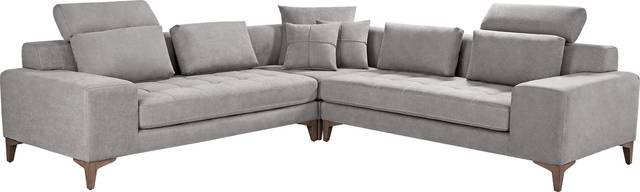 Mercer Place Gray 3 Pc Sectional - Thumbnail - Image 3