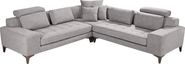 Mercer Place Gray 3 Pc Sectional - Thumbnail - Image 4