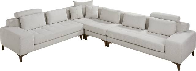 Mercer Place White 4 Pc Sectional - Thumbnail - Image 3