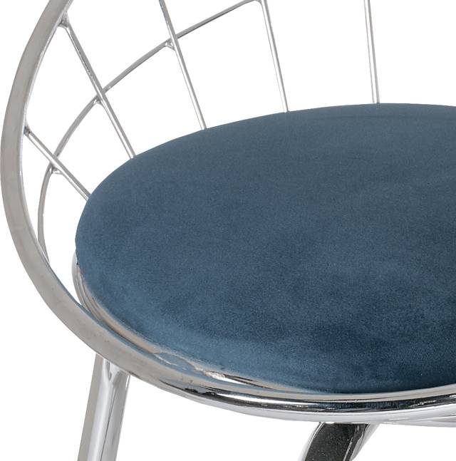 Mercia Blue Swivel Counter Height Stool - Thumbnail - Image 5