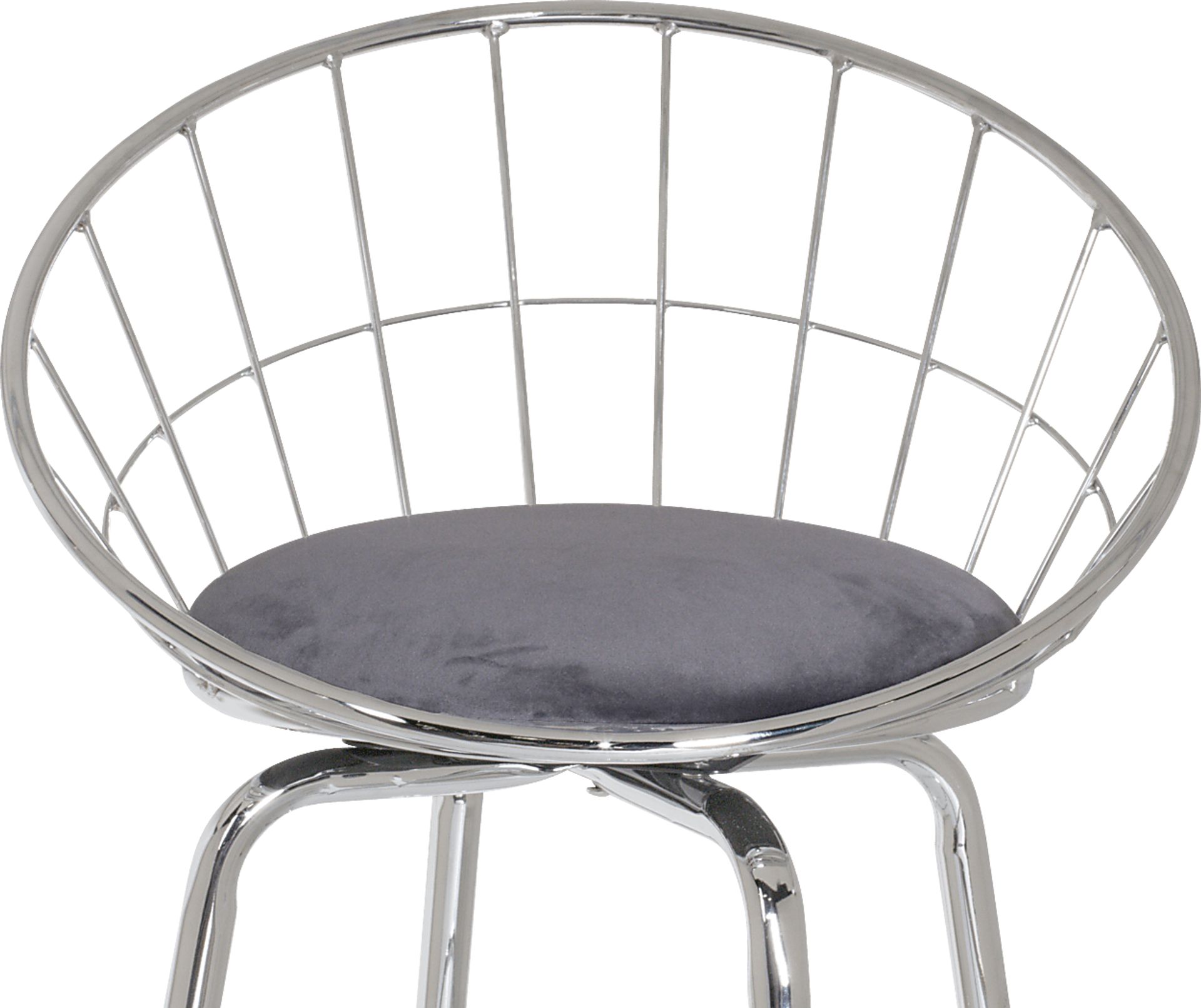 Mercia Gray Swivel Counter Height Stool - Image 3