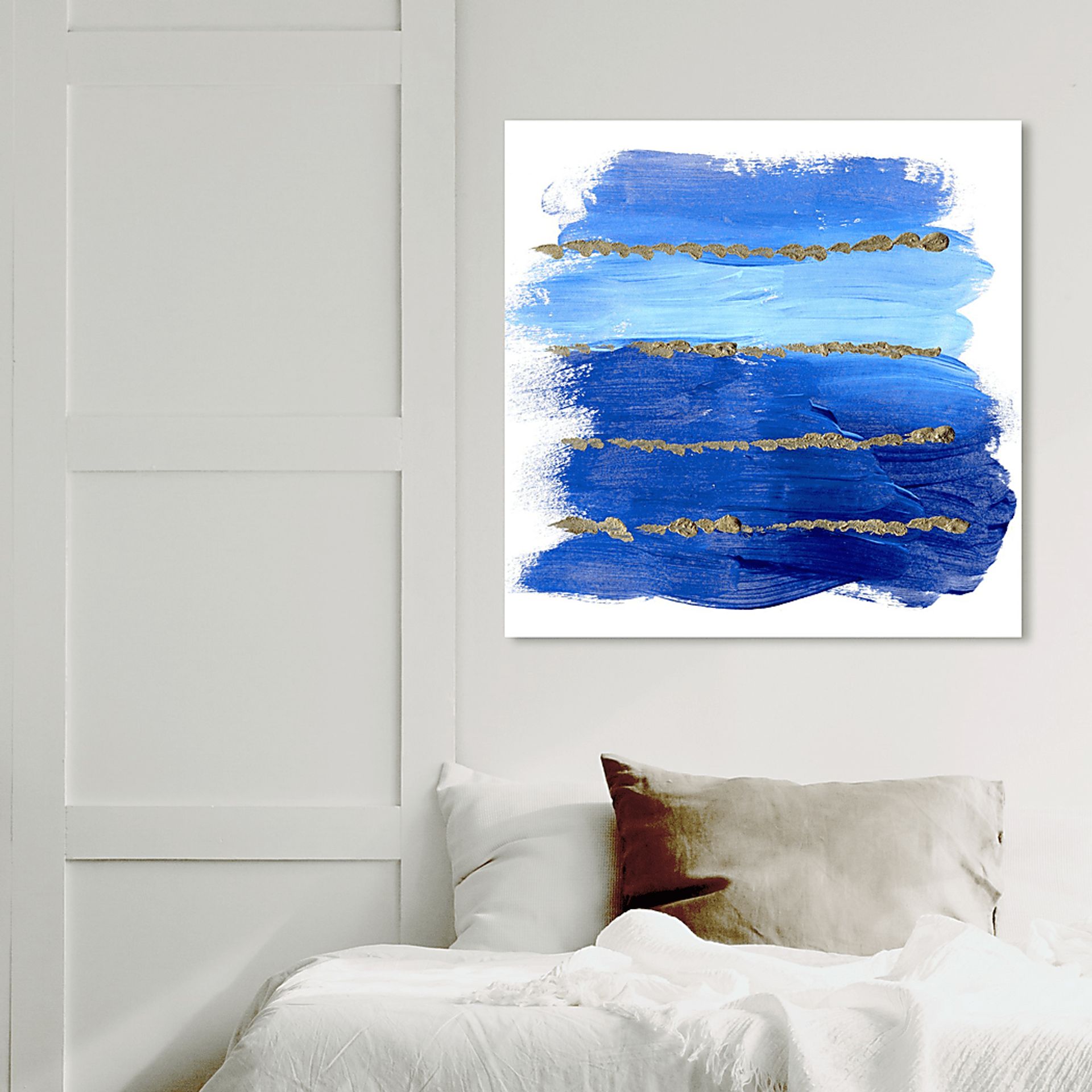 Mercury's Winds Blue Artwork - Image 4