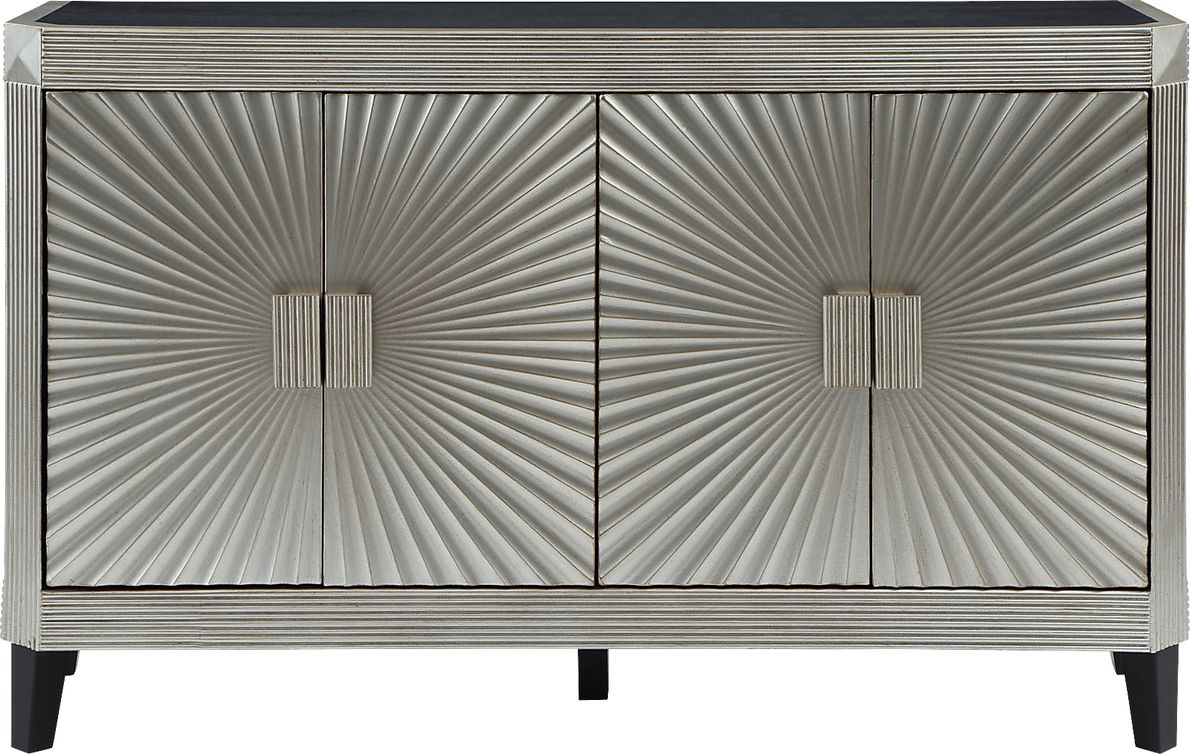 Merewood Silver Accent Cabinet