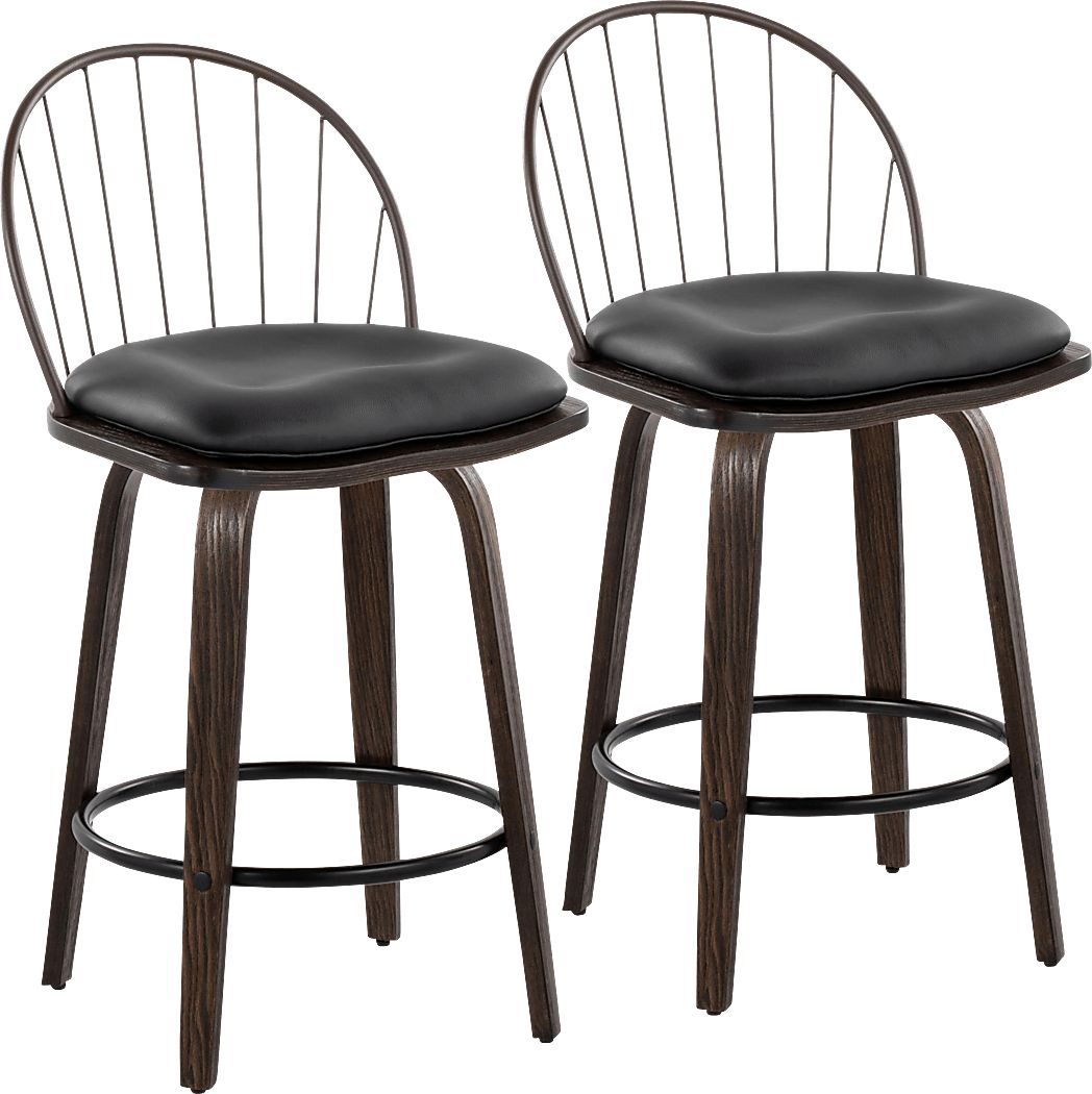 Merganser Brown Counter Height Stool, Set of 2