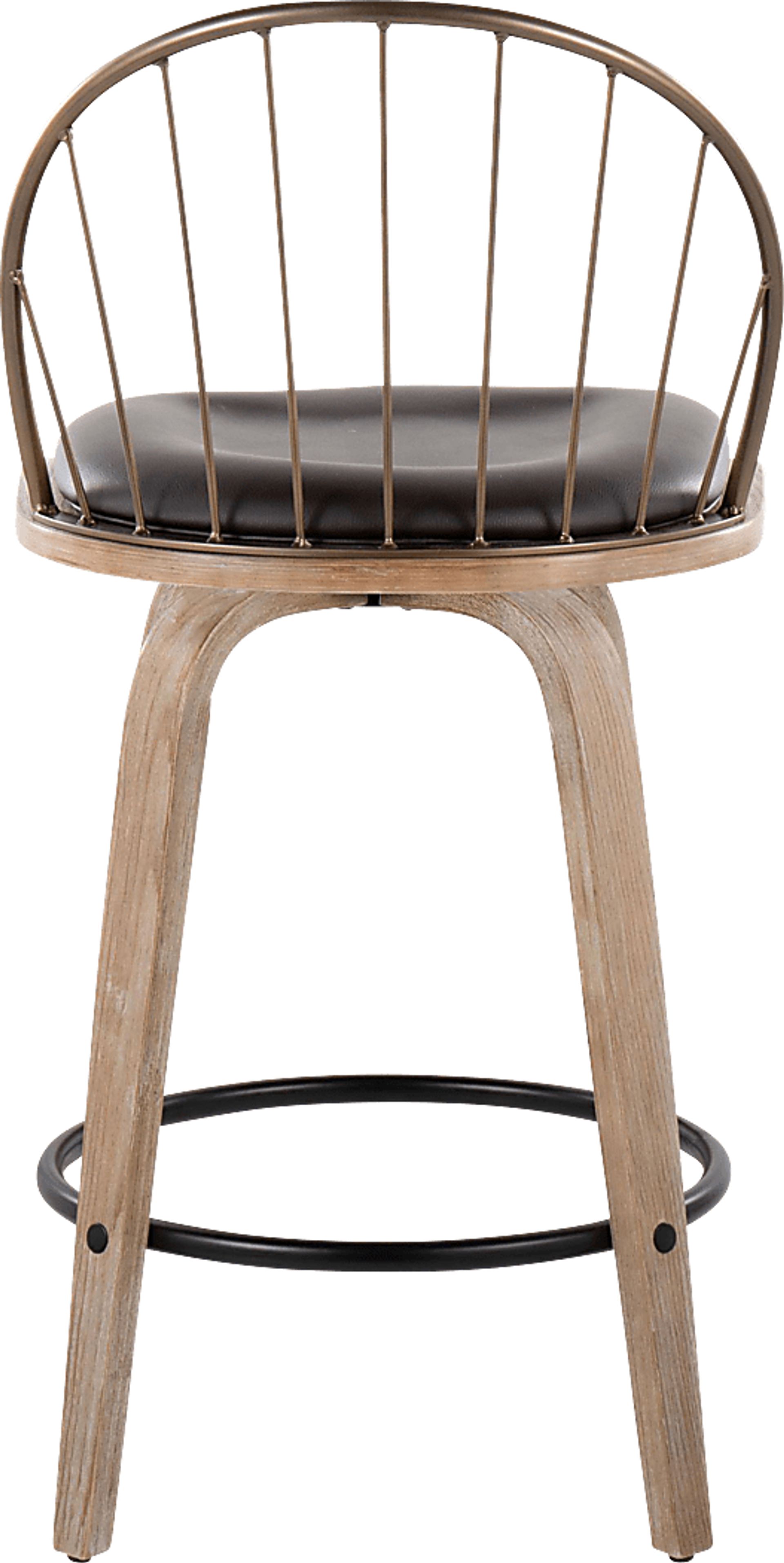 Merganser Brown Counter Height Stool, Set of 2 - Image 6