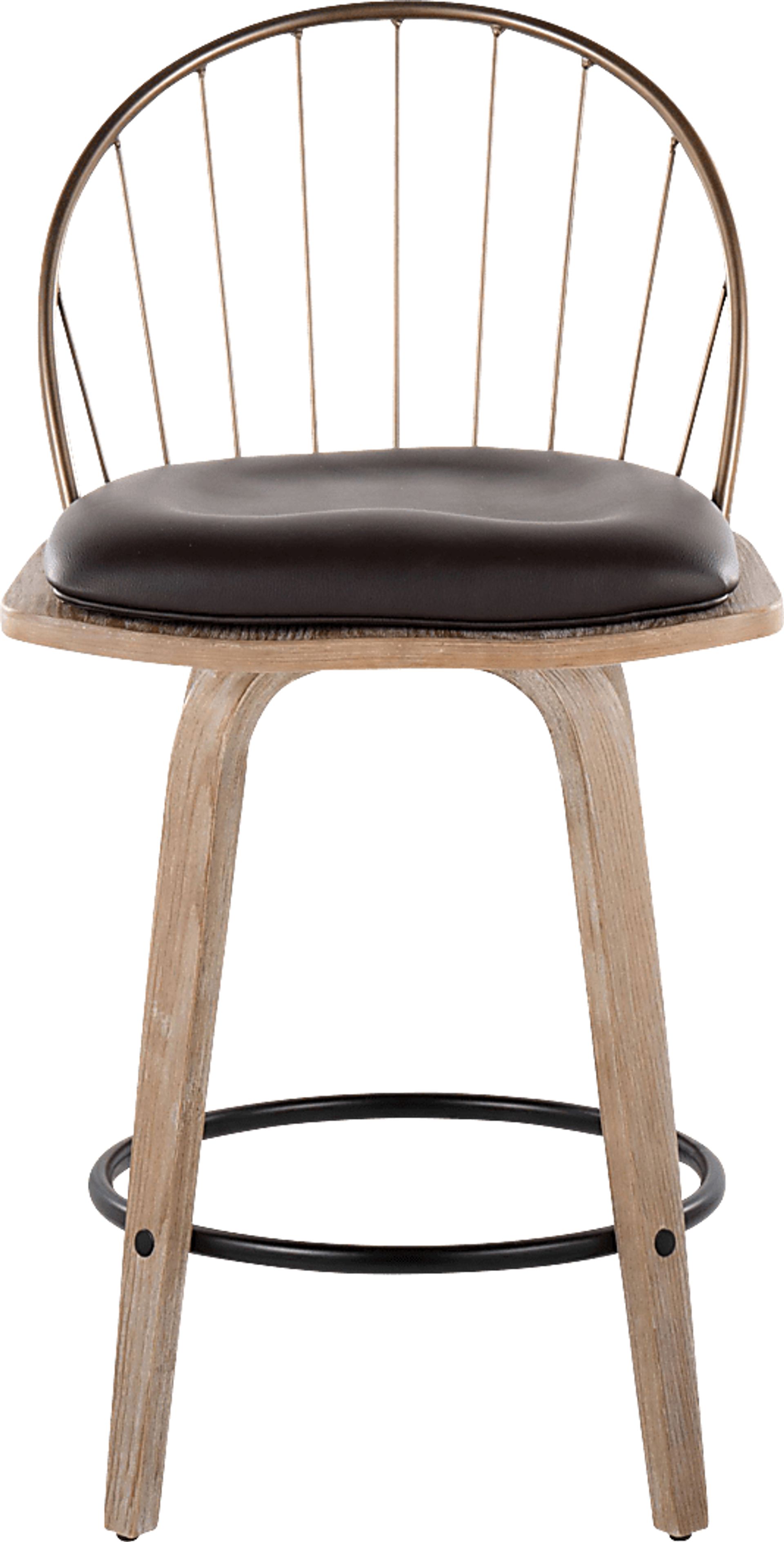 Merganser Brown Counter Height Stool, Set of 2 - Image 8