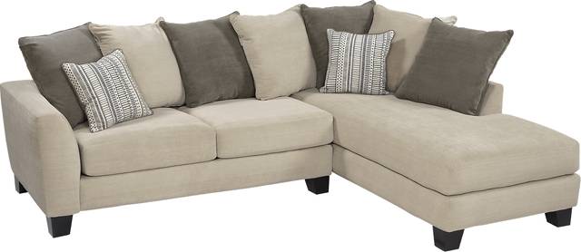 Meridian Springs Beige 2 Pc Sectional - Thumbnail - Image 1