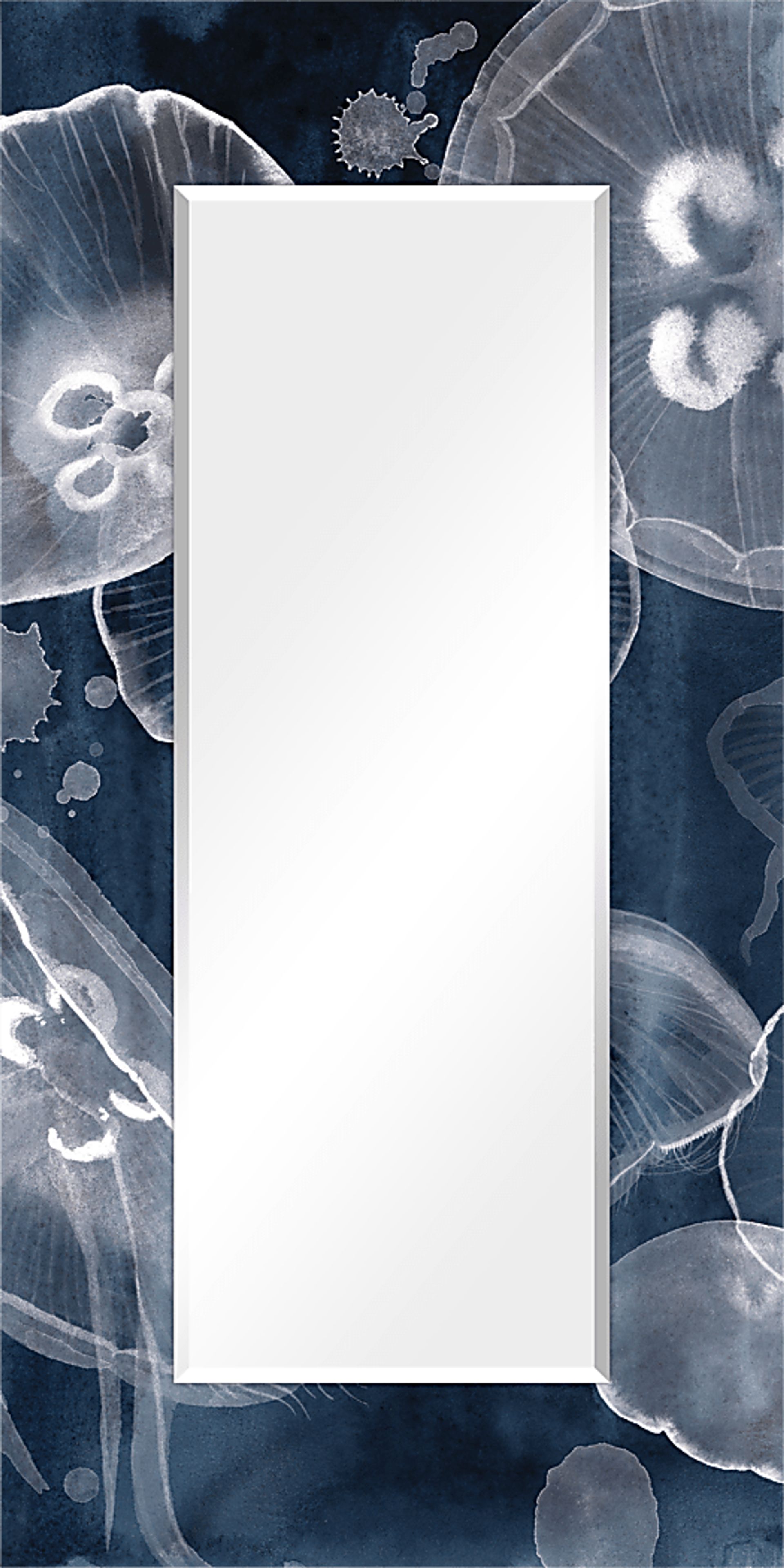 Meriel Dark Blue Mirror - Image 1
