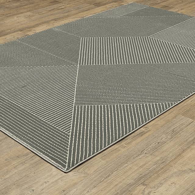 Merien Charcoal 6'7 x 9'6 Rug - Thumbnail - Image 2