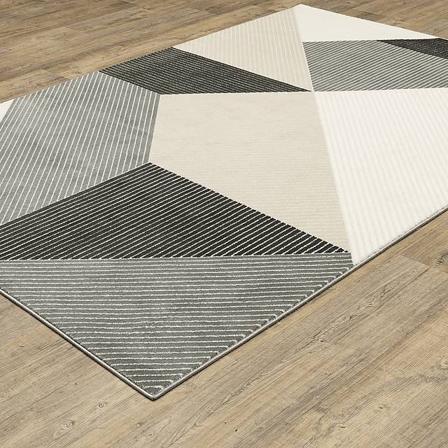 Merien Ivory 6'7 x 9'6 Rug - Thumbnail - Image 2