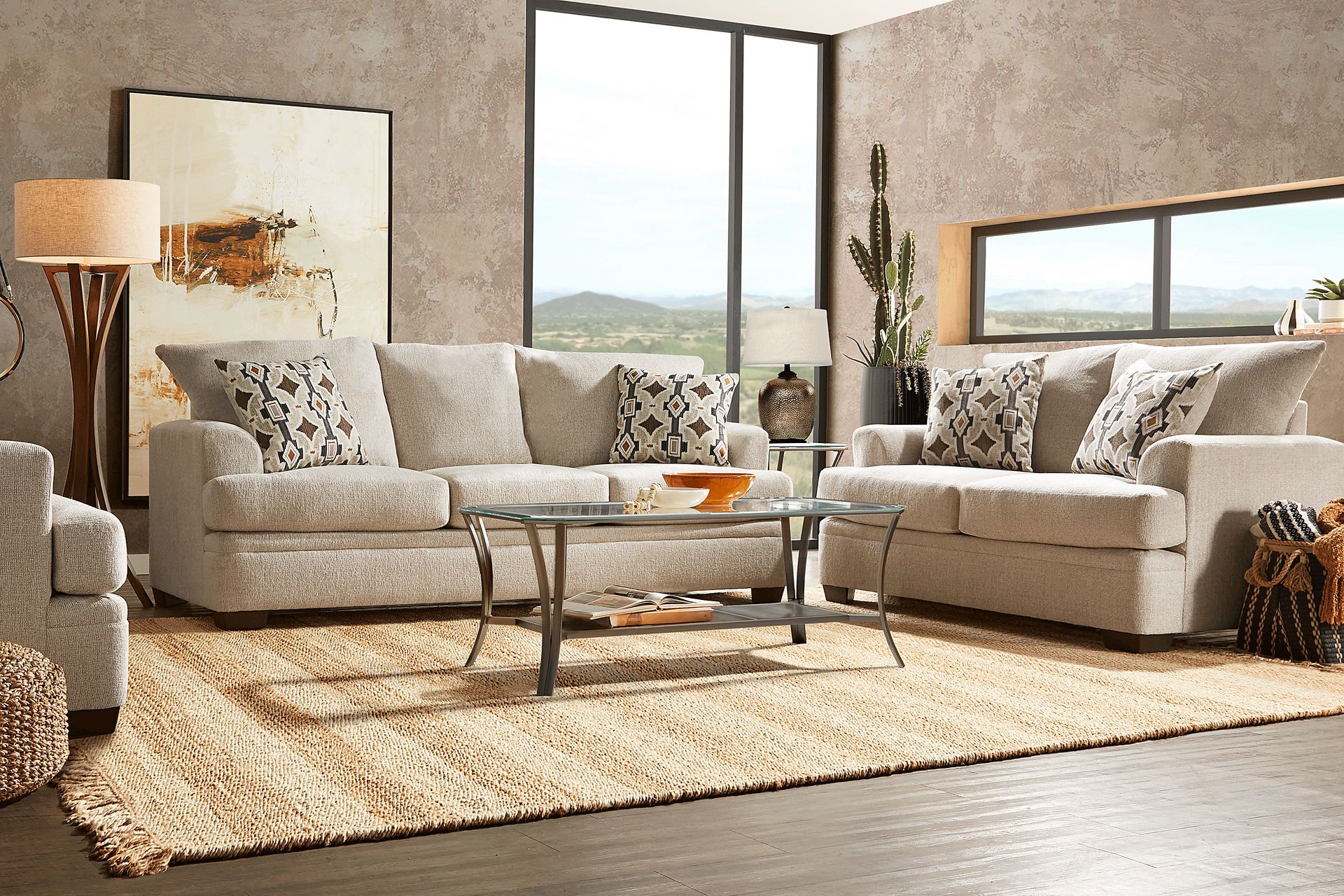 Merith Avenue Beige Sofa - Image 2