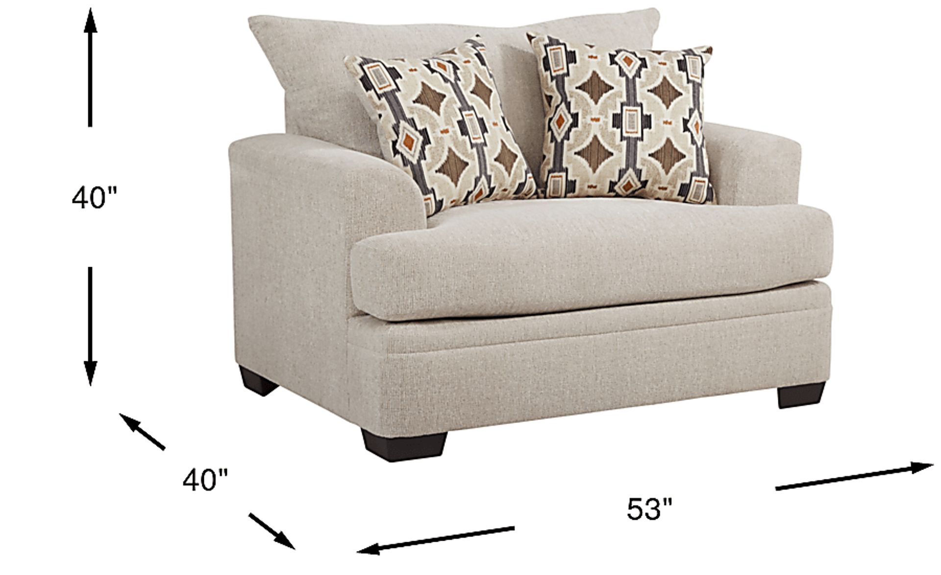 Dimension Image. Please refer to the Dimension Tab on this page for dimension details.