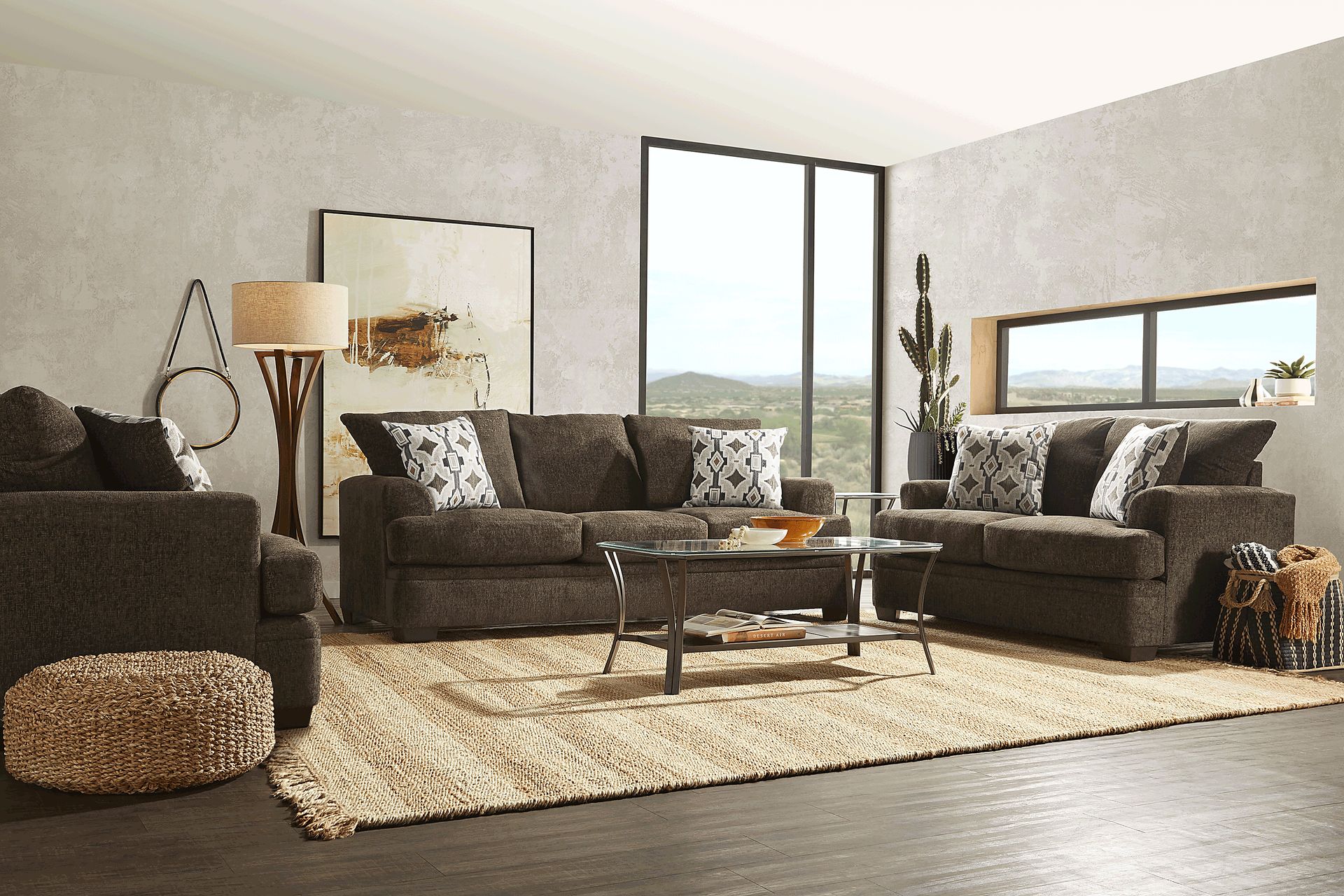 Merith Avenue Brown 2 Pc Living Room - Image 1