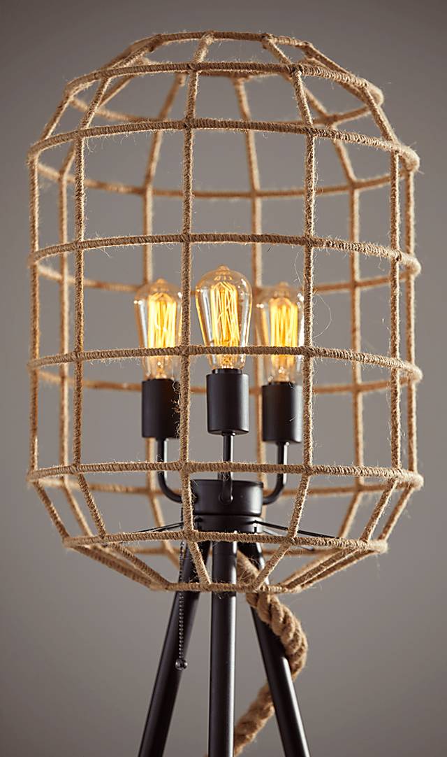 Merivale Beige Floor Lamp - Thumbnail - Image 5