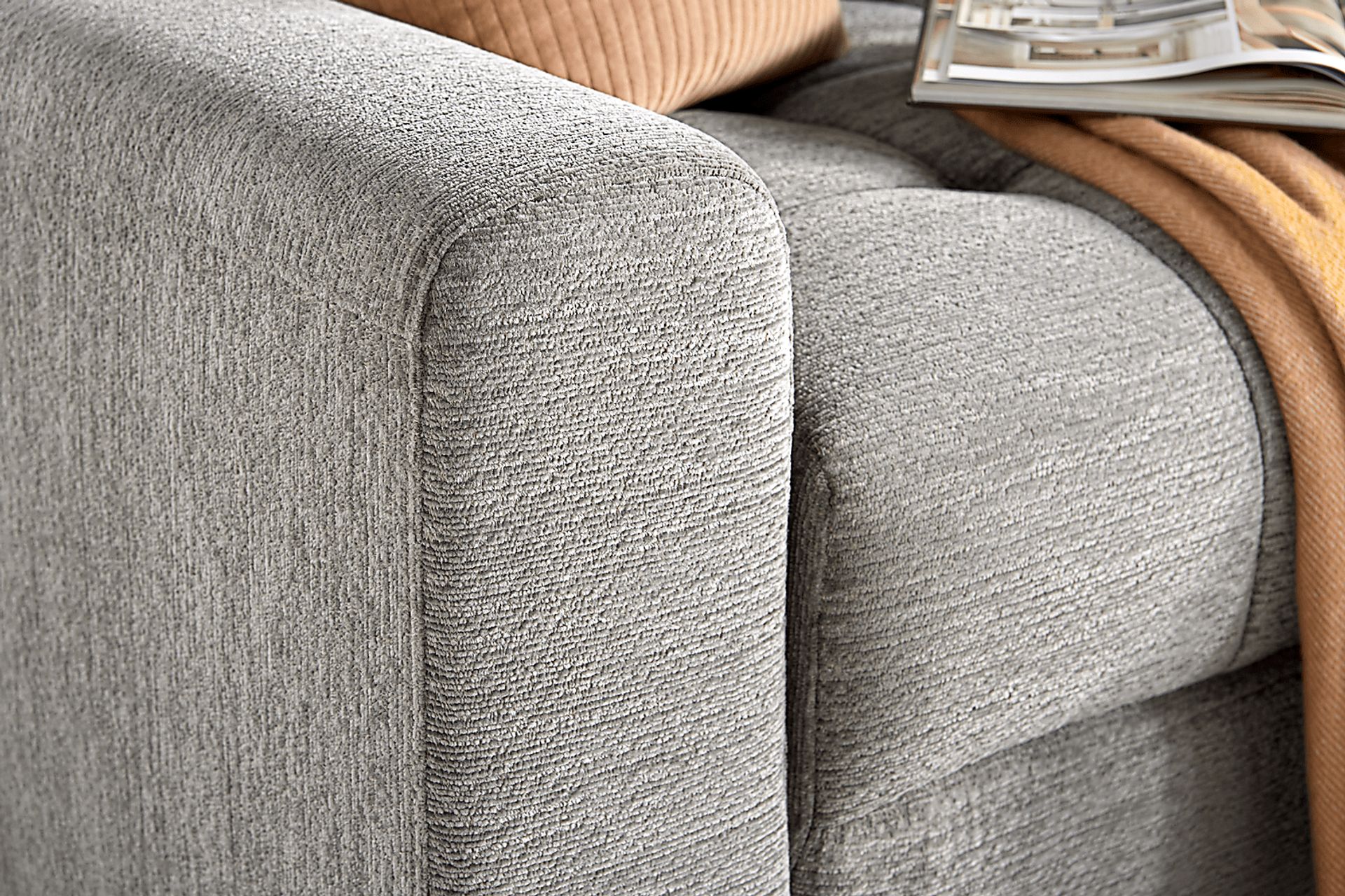 Meriwether Gray 3 Pc Power Slider Sectional - Image 7