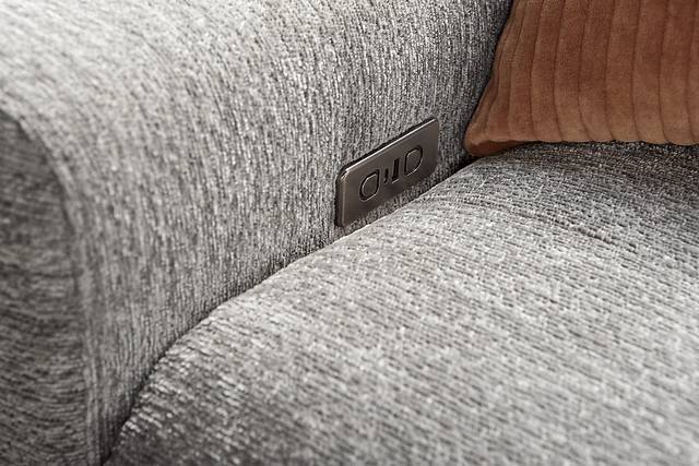 Meriwether Gray 6 Pc Power Slider Sectional Living Room - Thumbnail - Image 4