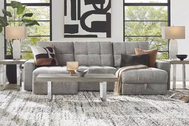 Meriwether Gray 3 Pc Power Slider Sectional - Thumbnail - Image 2
