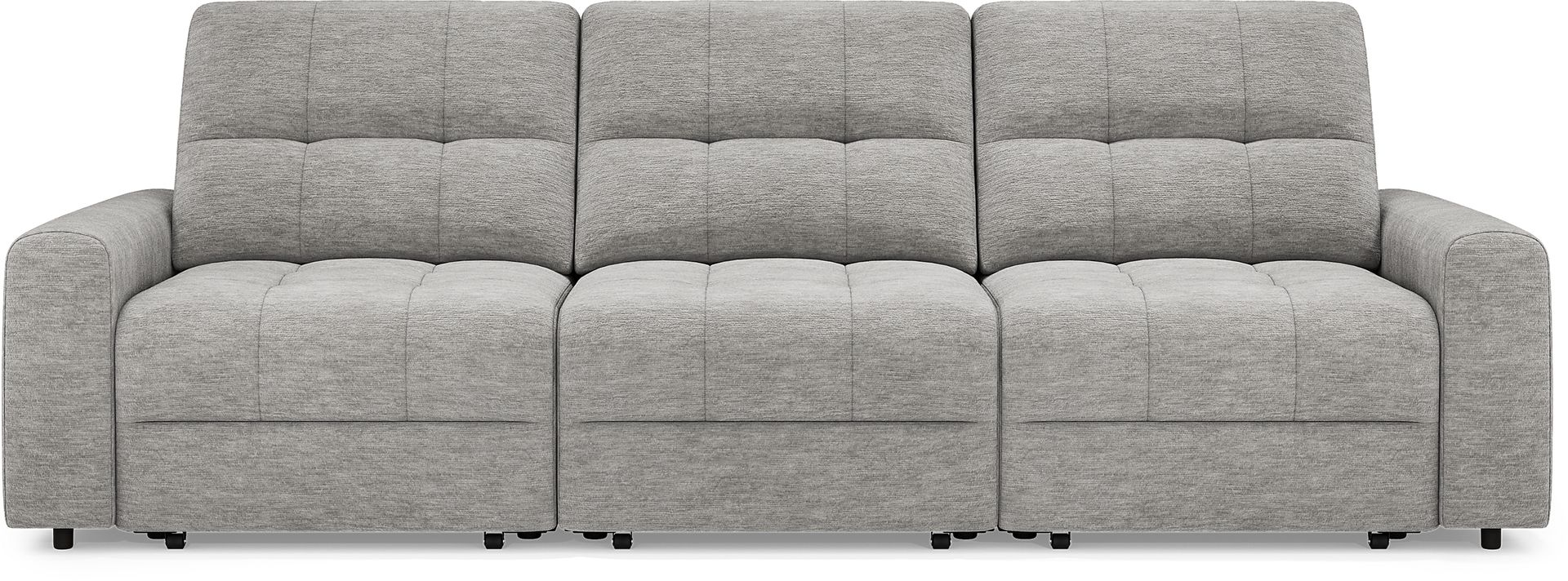 Meriwether Gray 3 Pc Power Slider Sectional - Image 3