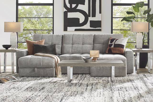 Meriwether Gray 3 Pc Power Slider Sectional - Thumbnail - Image 2
