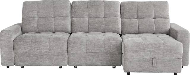 Meriwether Gray 3 Pc Power Slider Sectional - Thumbnail - Image 1