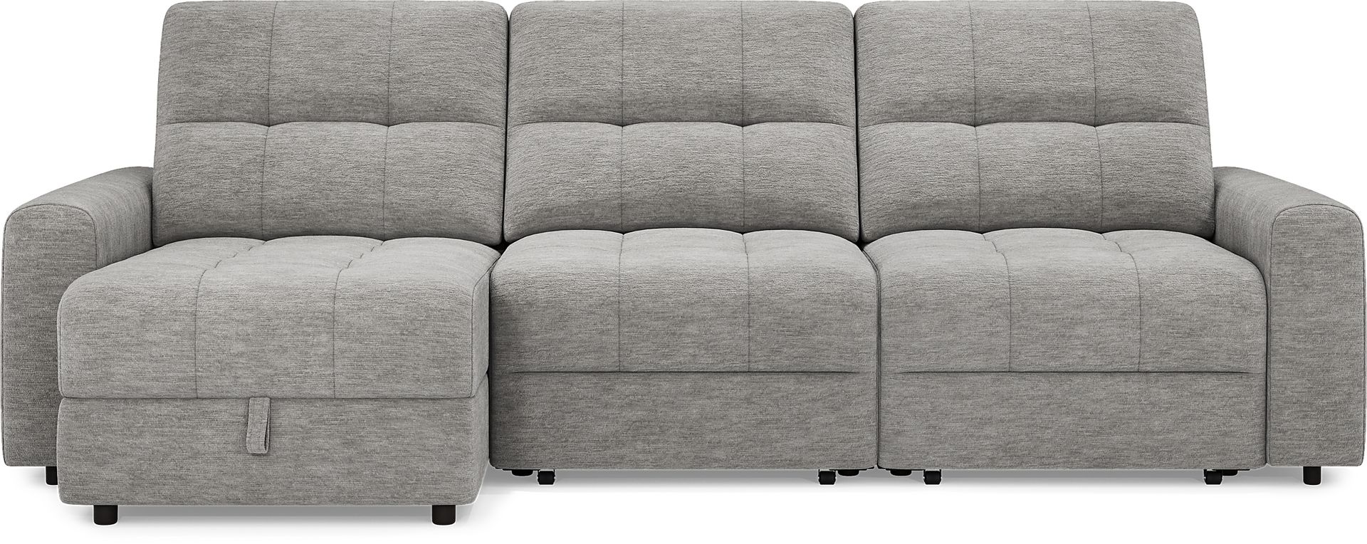 Meriwether Gray 3 Pc Power Slider Sectional - Image 4