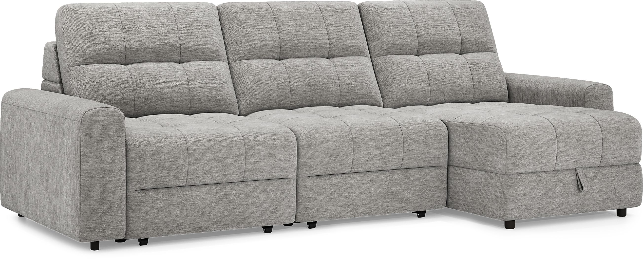 Meriwether 6 Pc Power Slider Sectional - Thumbnail 5