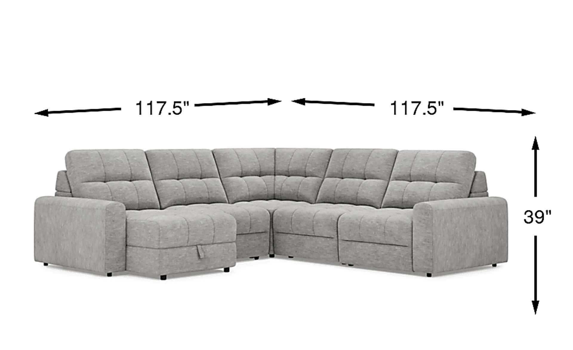 Dimension Image. Please refer to the Dimension Tab on this page for dimension details.