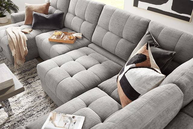 Meriwether Gray 9 Pc Power Slider Sectional Living Room - Thumbnail - Image 5