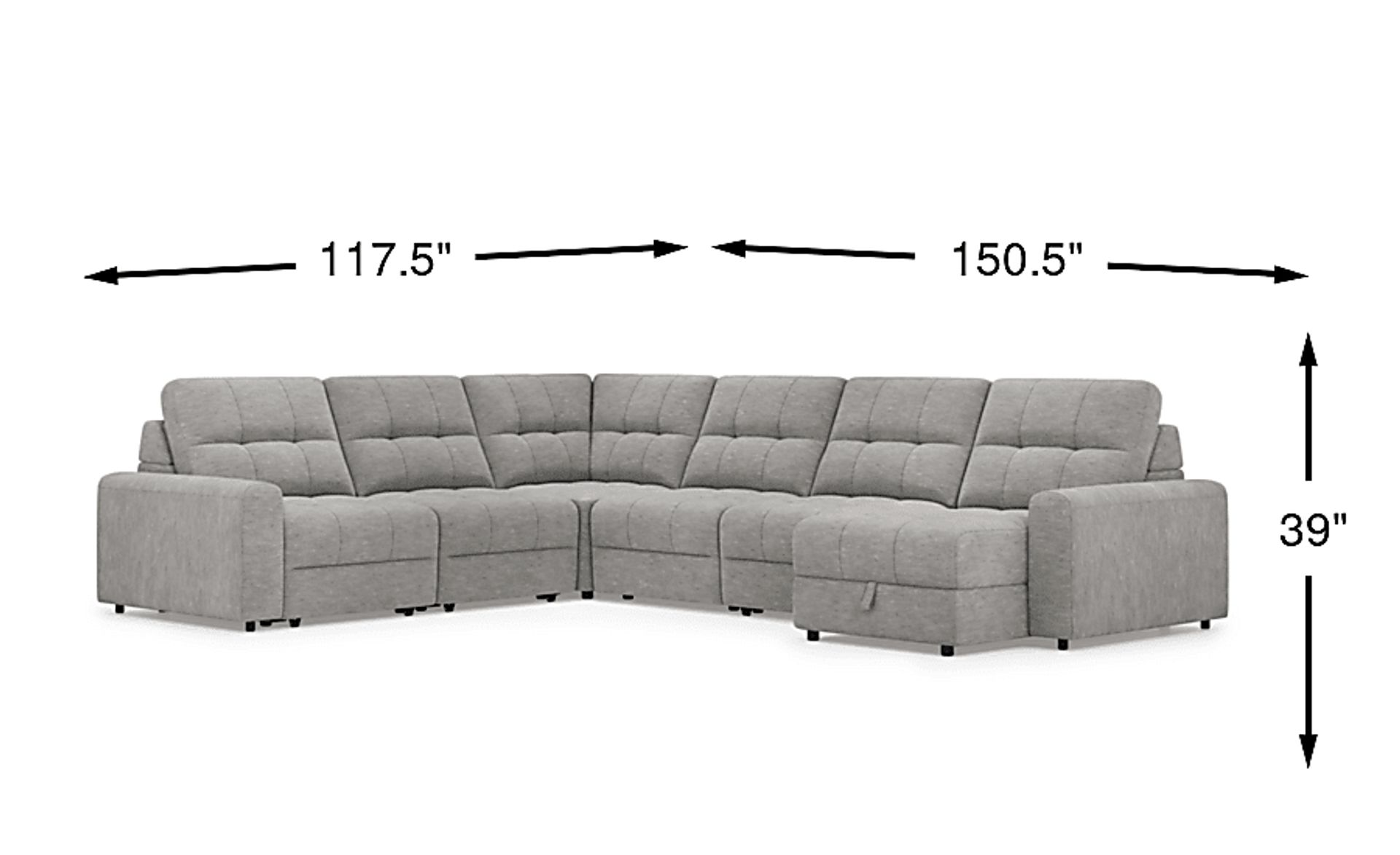Dimension Image. Please refer to the Dimension Tab on this page for dimension details.