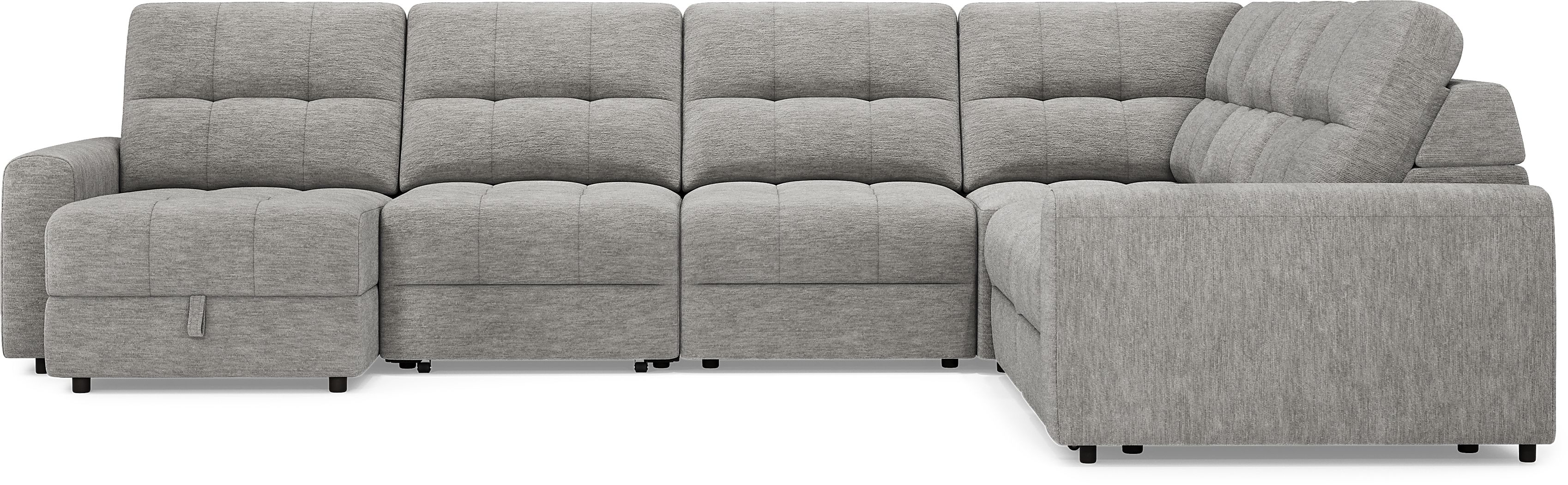 Meriwether 6 Pc Power Slider Sectional - Thumbnail 2