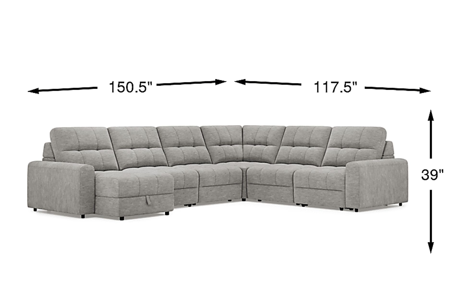 Dimension Image. Please refer to the Dimension Tab on this page for dimension details.