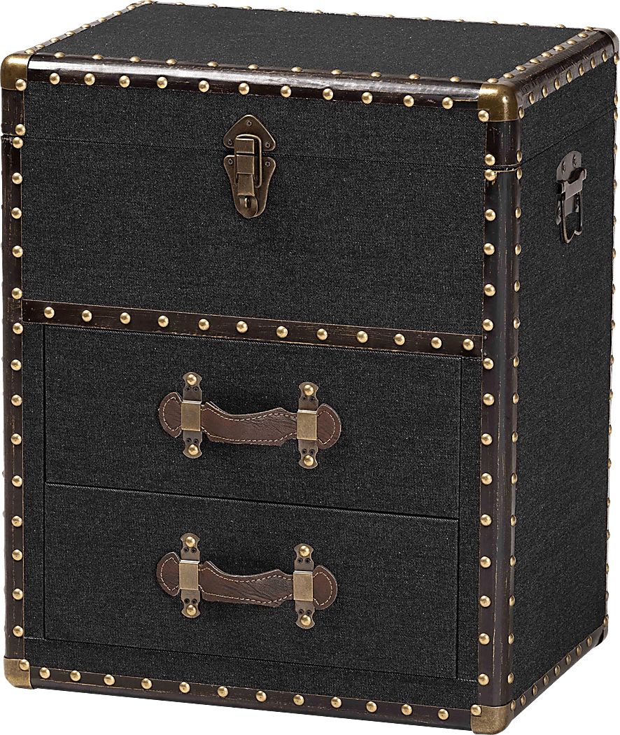 Meriwethery Black Storage Cabinet