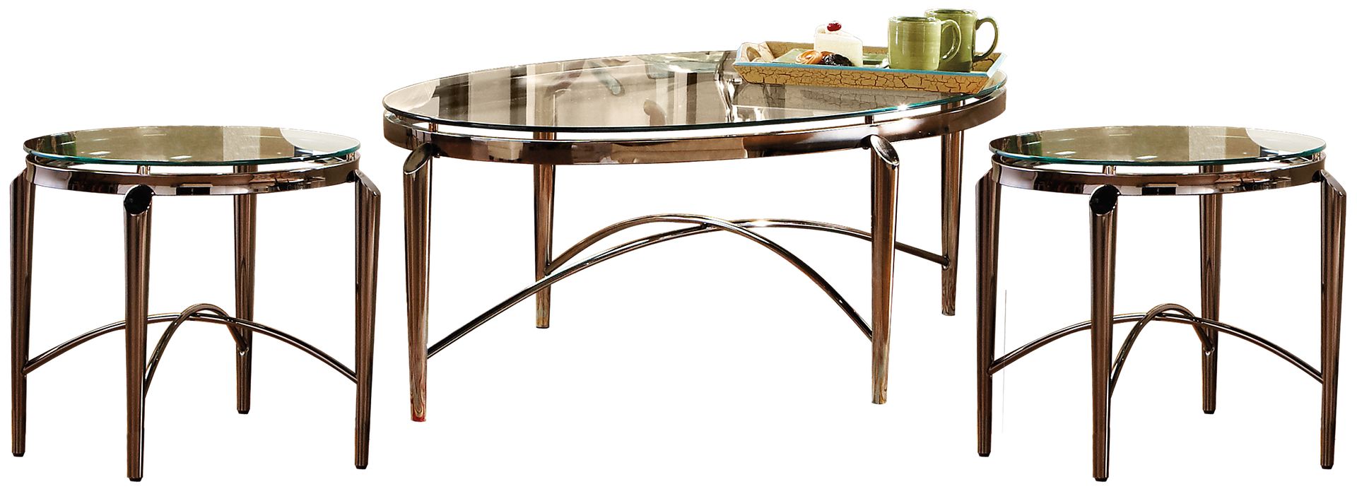 Merlin Park 3 Pc Table Set - Image 1